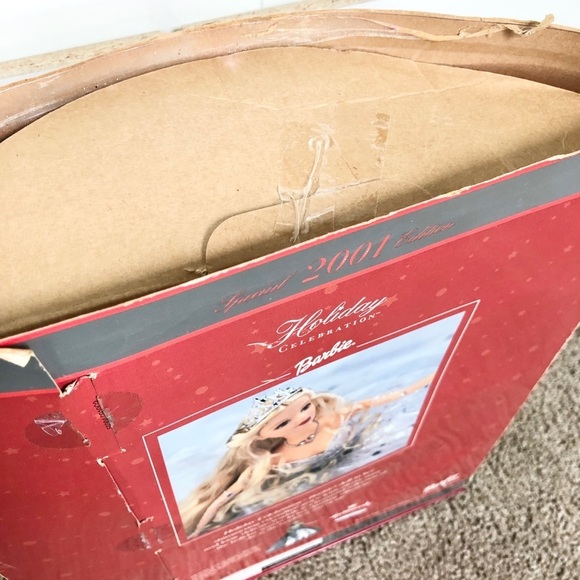 Mattel Holiday Celebration Barbie 2001 Special Edition Collectible Barbie - Picture 12 of 16